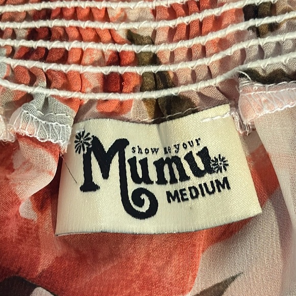 EUC SHOW ME YOUR MUMU TAMALE TOP IN RUMANTIC ROSE WOMEN’S SIZE M - Picture 3 of 5